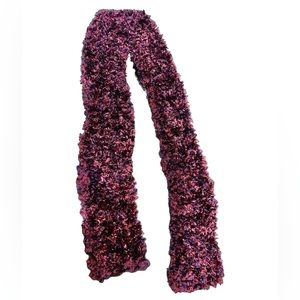 Handmade Fluffy Purple Scarf